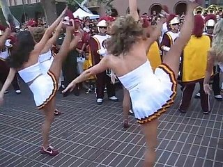 Cheerleaders dance