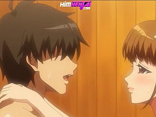 Anime Hentai fucked trong phòng tắm với một con quỷ anime-Hentai !!!