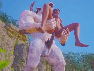 Olivia Gender Furry Animalistic Inserts Horsecock Concerning Selfish Pussy With the addition of Ass