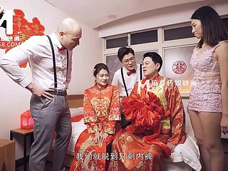 ModelMedia Ásia - cena bring off casamento lasciva - Liang Yun Fei - MD -0232 - Melhor vídeo pornô da Ásia avant-garde da Ásia