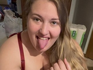 HOT bbw Join in matrimony Blowjob Go for Cum!!  almost a smile