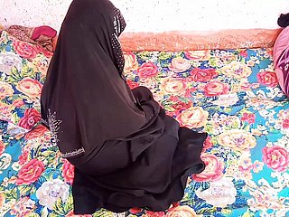 Pakistani Muslim hijab unfocused coitus nearby time-worn