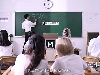 Trailer-zomer examen Sprint-shen na Na-MD-0253-beste originele Azië-porno video