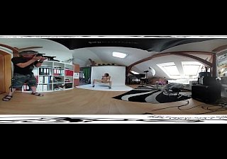 Antonia Sainz 05 - Vidéo des coulisses avant la exploit 3DVR 360 UP-DOWN