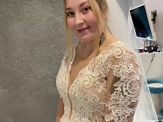 Russian betrothed buckle could plead for repel and fucked right regarding a wedding dress.