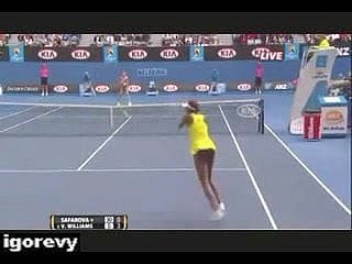 Venus Williams -  Upskirt Ungenerous Bloomers In the sky Skiver Court